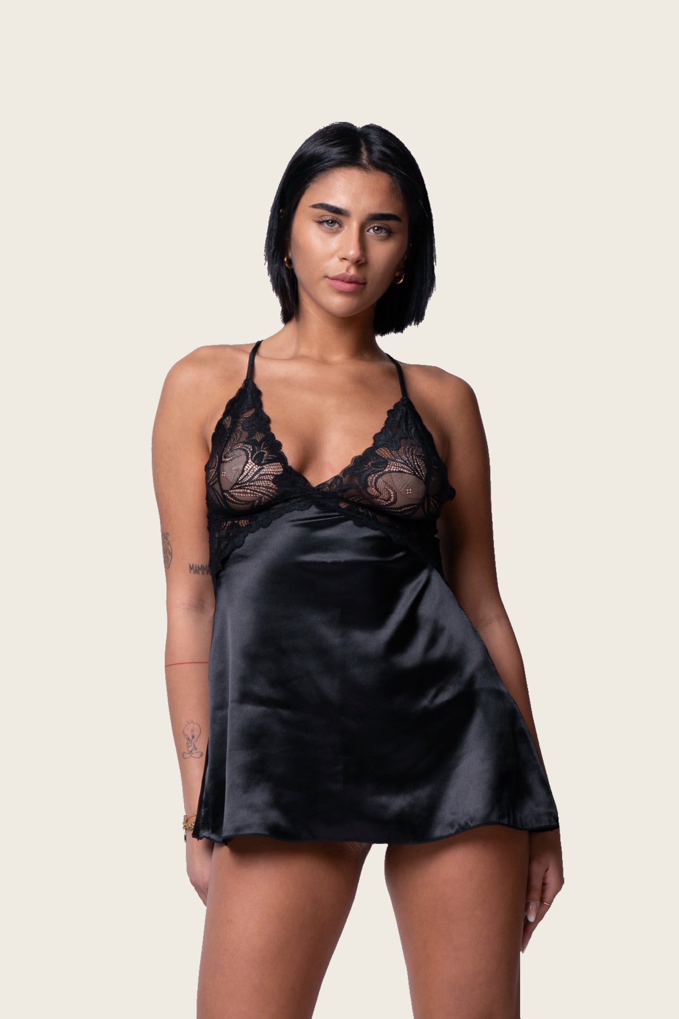 Cleo - Babydoll in Pizzo